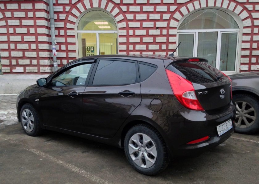 Hyundai Solaris хэтчбек черный