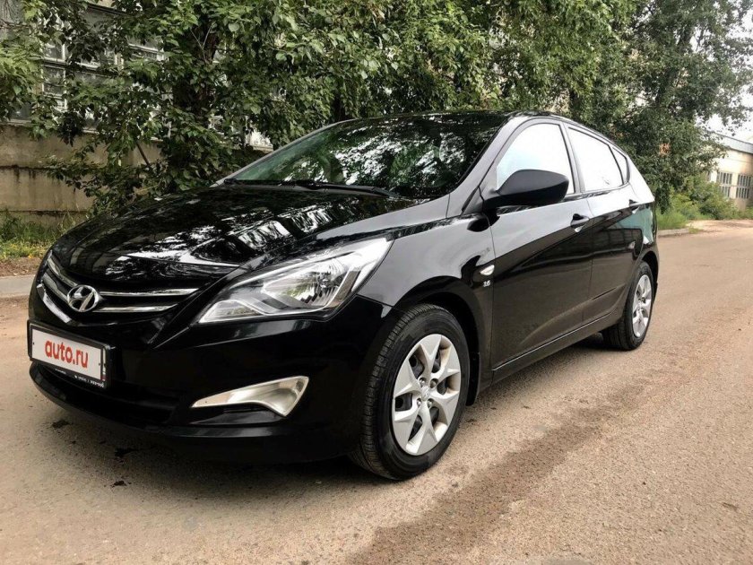 Hyundai Solaris 2014 черный