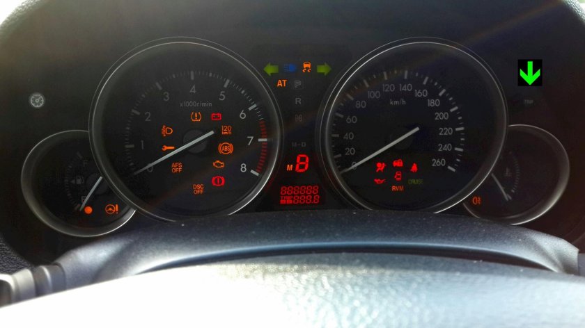 Мазда 6 индикаторы приборной