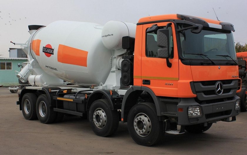 Mersedes Actros 4141b автобетоносмеситель