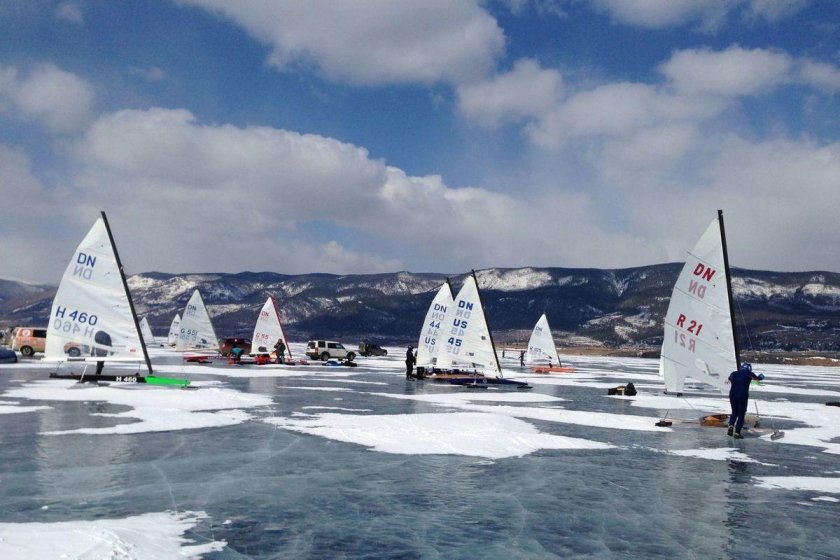 Буер на Байкале