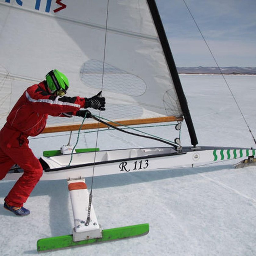 Буер на лыжах