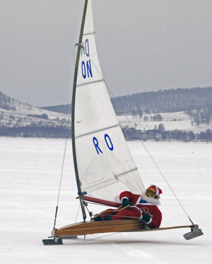 Дед Мороз на яхте