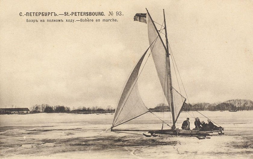 Буера на Ладоге