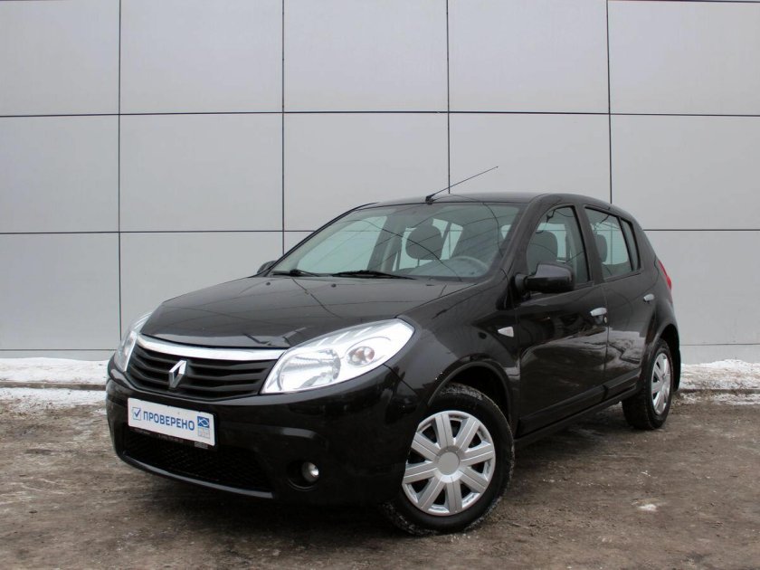 Рено Сандеро черный