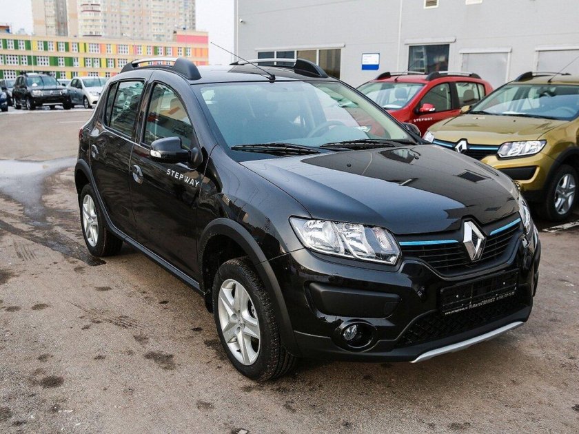 Рено Сандеро степвей 2016 черный