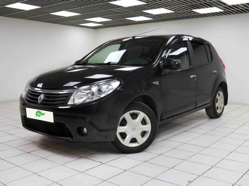 Рено Сандеро 2012 черный