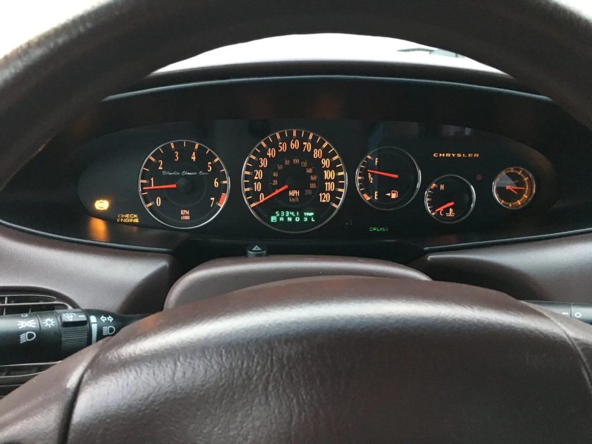 Chrysler панель приборов