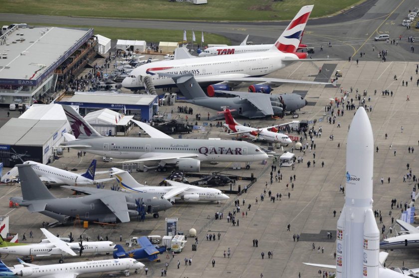 Авиасалон в Ле Бурже, Париж, Франция