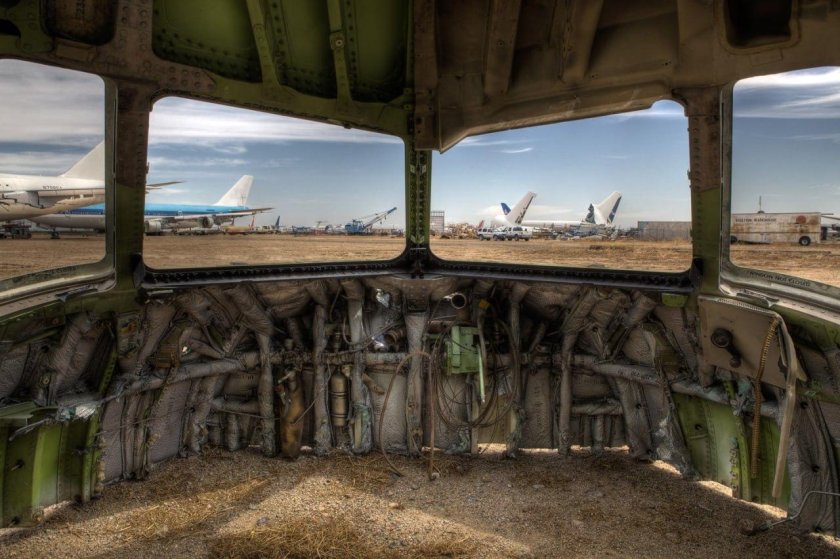 Пустыня Мохаве кладбище самолетов