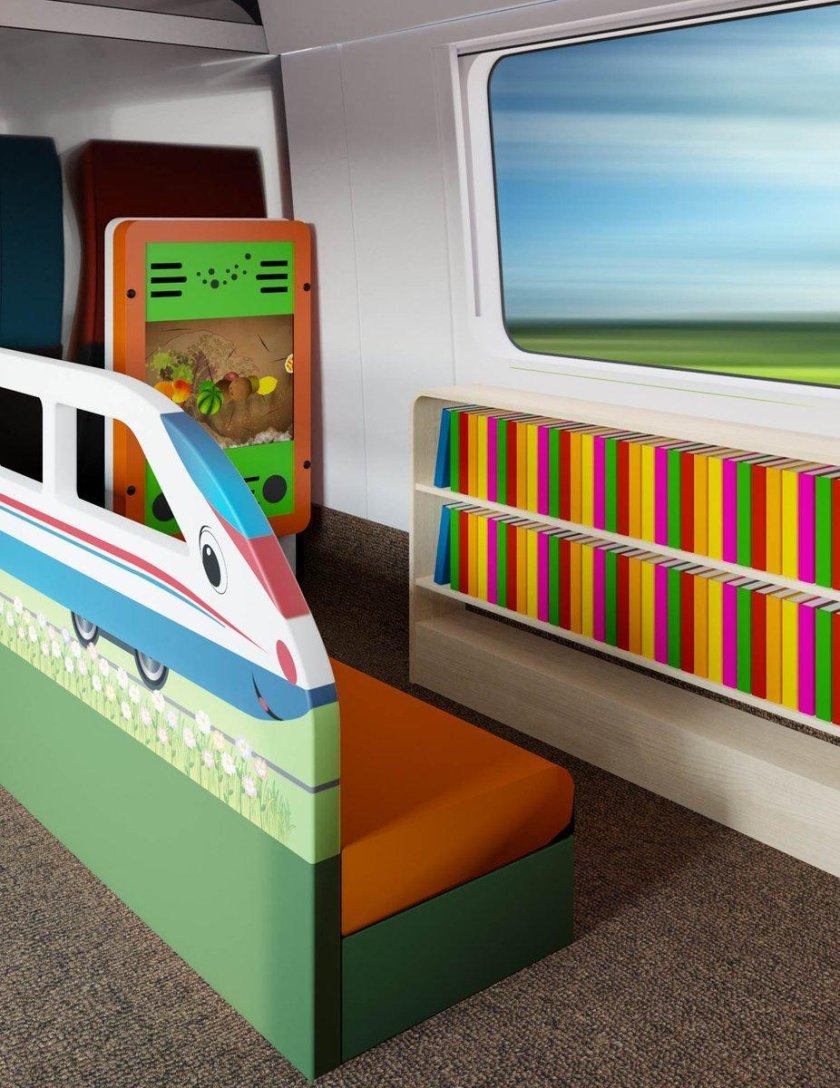 10 Вагон Сапсан детский