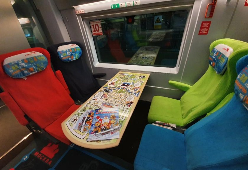 Сапсан 10 вагон для детей