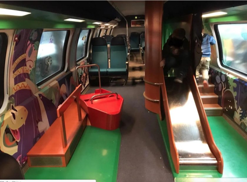 Детский вагон в Швейцарии