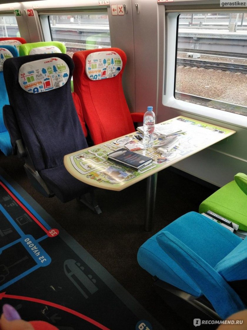 Семейный вагон в Сапсане фото