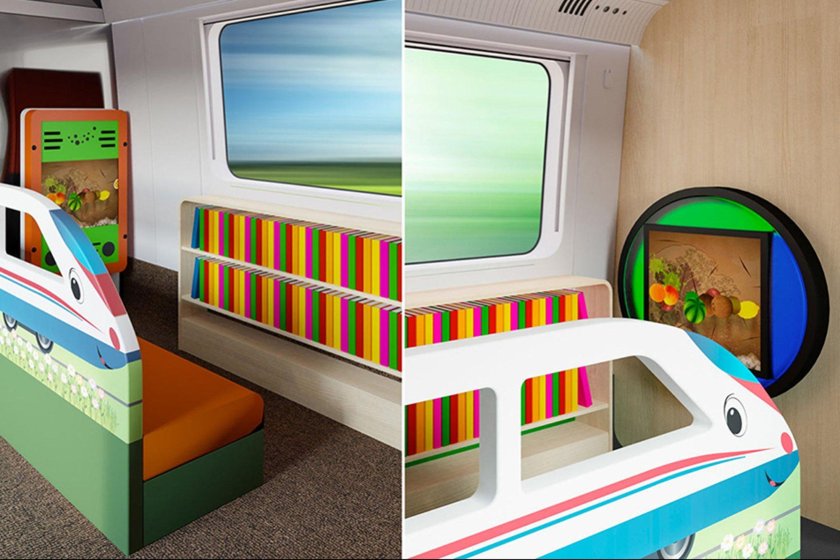 Сапсан детский вагон