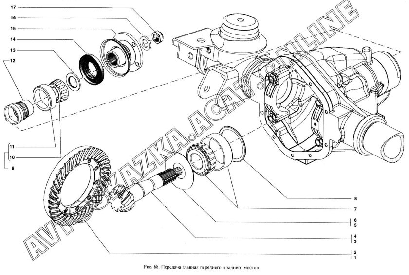 Передний мост УАЗ 3163