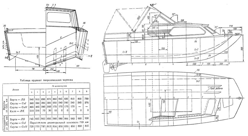 Чертежи катер Grizzly 600
