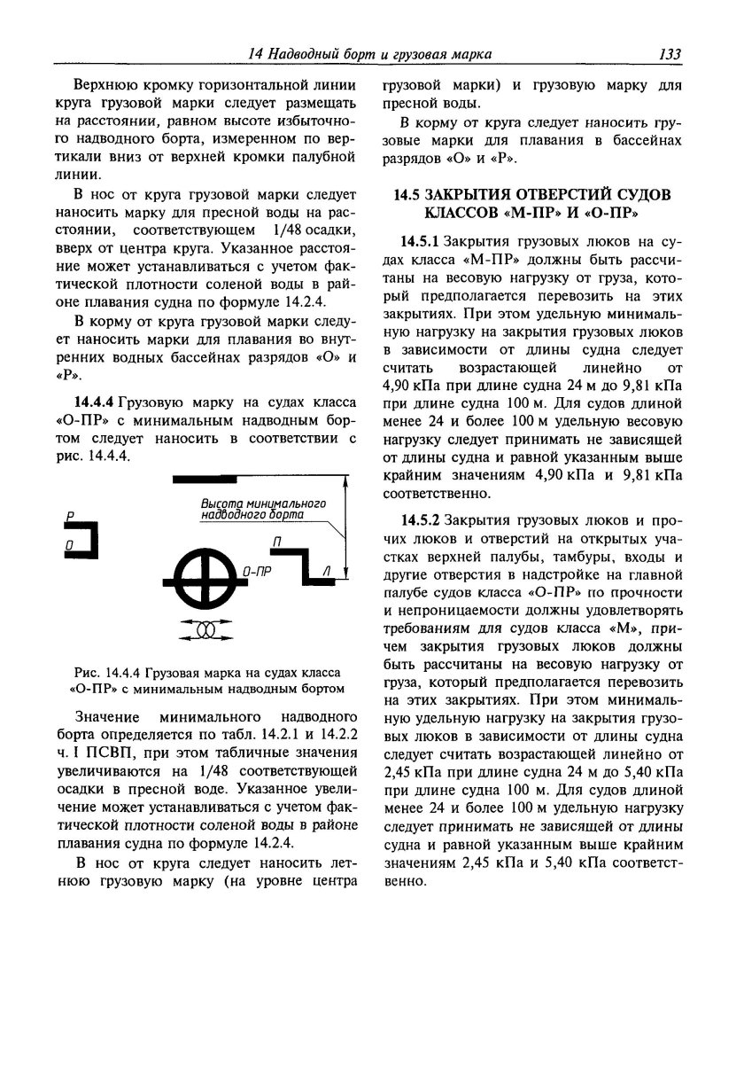 Грузовая марка на судне