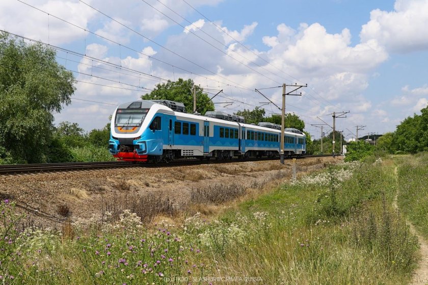 Ра3 рельсовый автобус Феодосия