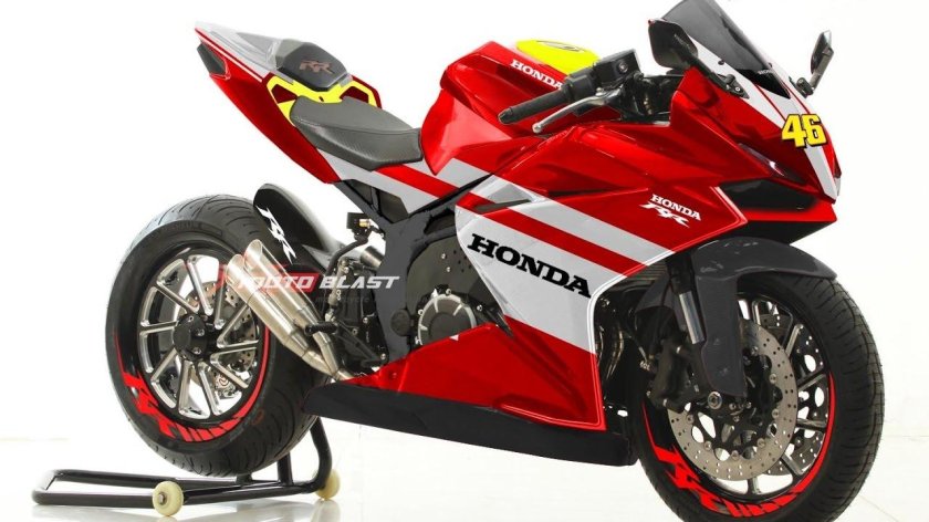 Honda cbr600rr черно красный