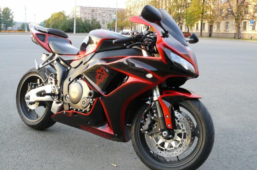 Хонда CBR 600 красный Кенди