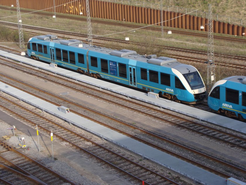 Электричка в Дании