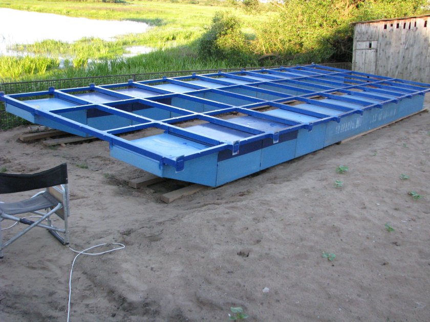 ПНС-уд.ш.2.000 сб понтон (переходные понтоны) без хомута к ложементу