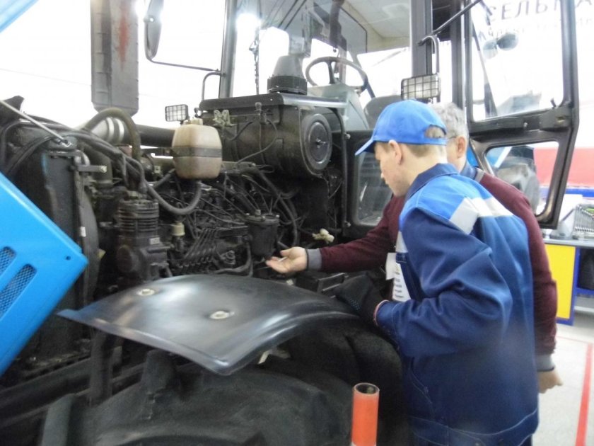 Ремонт трактора