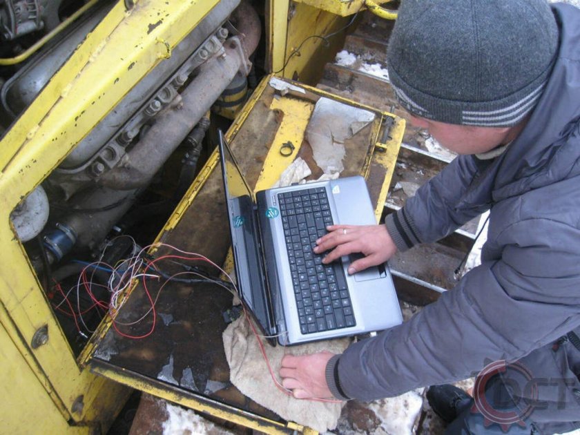 Компьютерная диагностика экскаватора