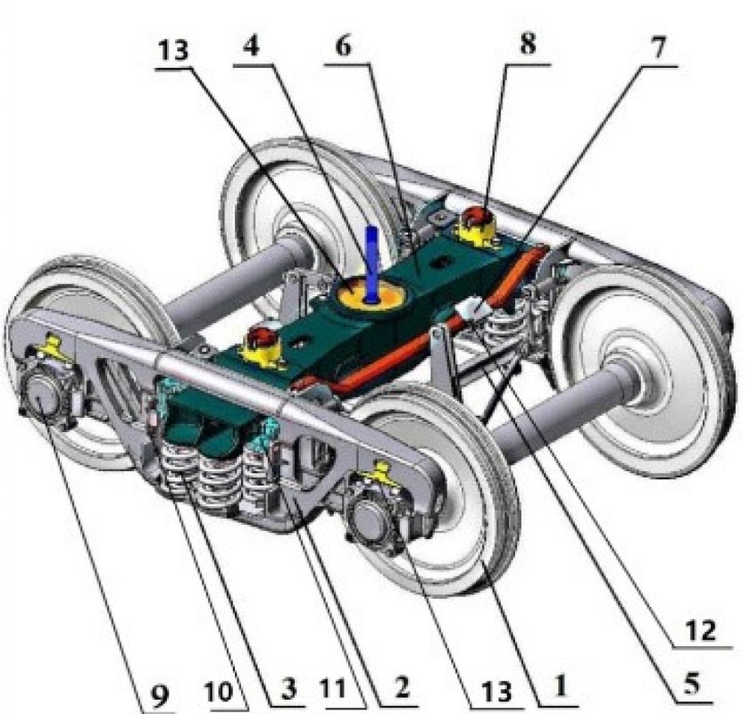 Тележка грузового вагона 18-578