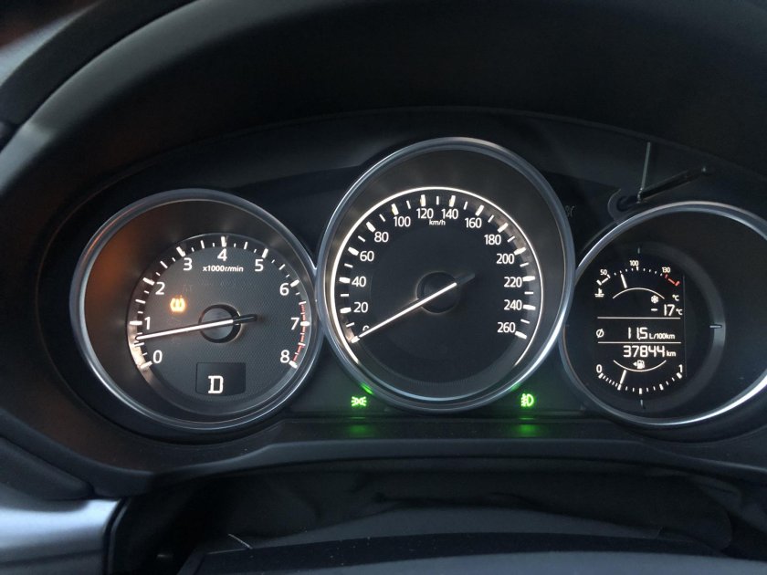 Mazda cx5 приборная