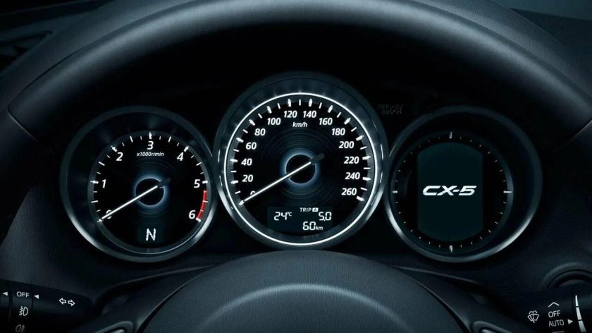 Mazda cx5 приборная