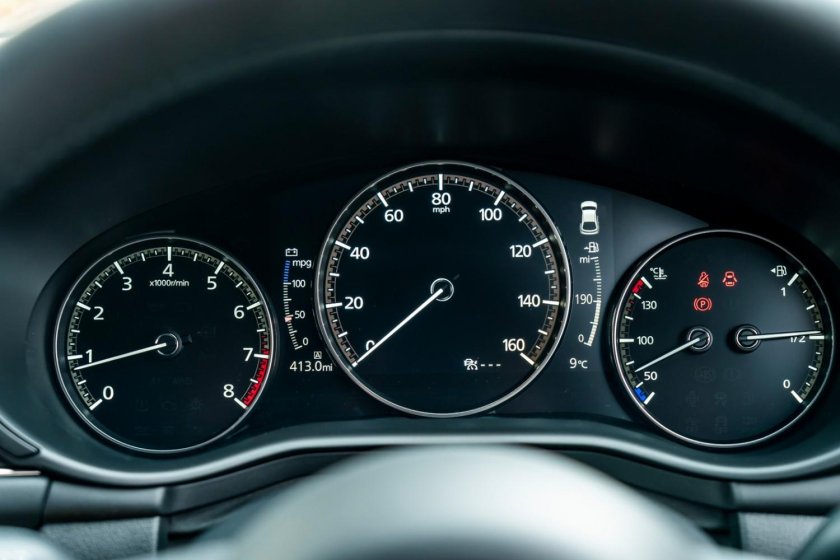 Mazda 6 2020 приборная панель