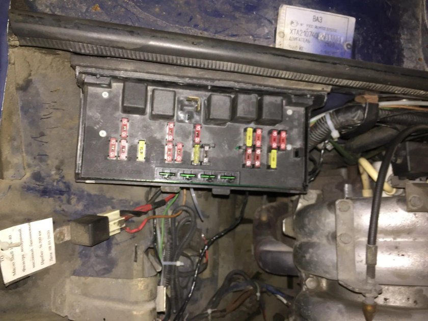 Монтажный блок ВАЗ 2107