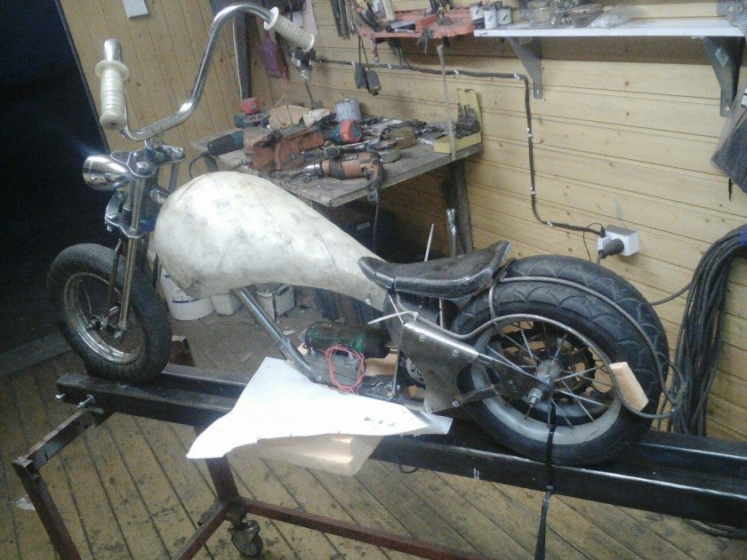 Чоппер самоделка