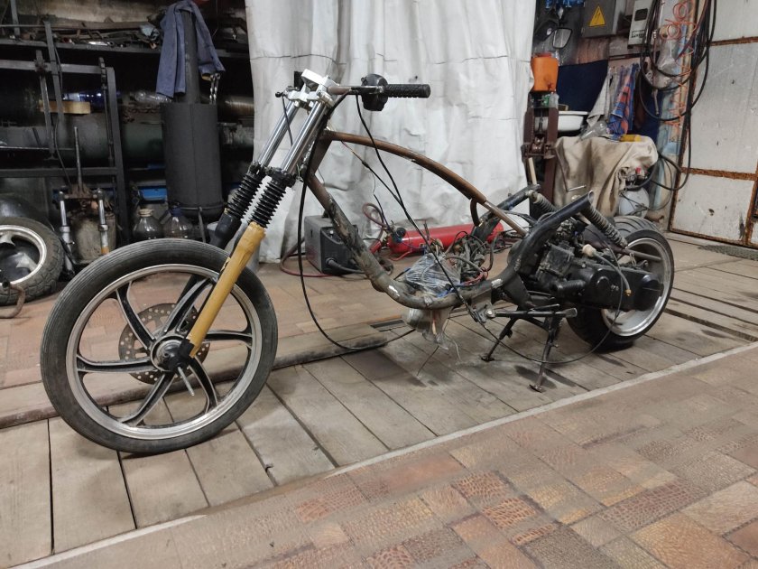 Чоппер из скутера