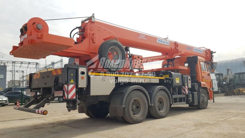 КАМАЗ кран 32 тонны военный