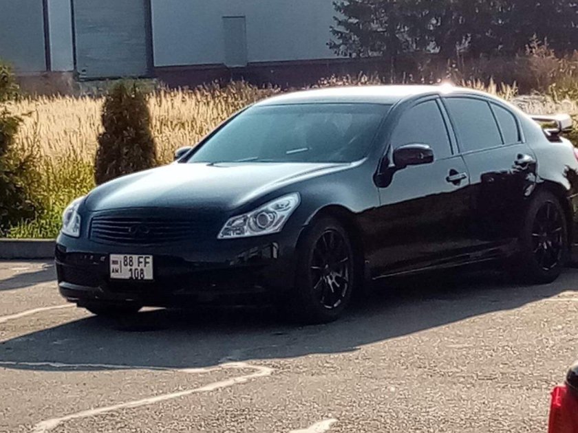 Инфинити g35 черный седан