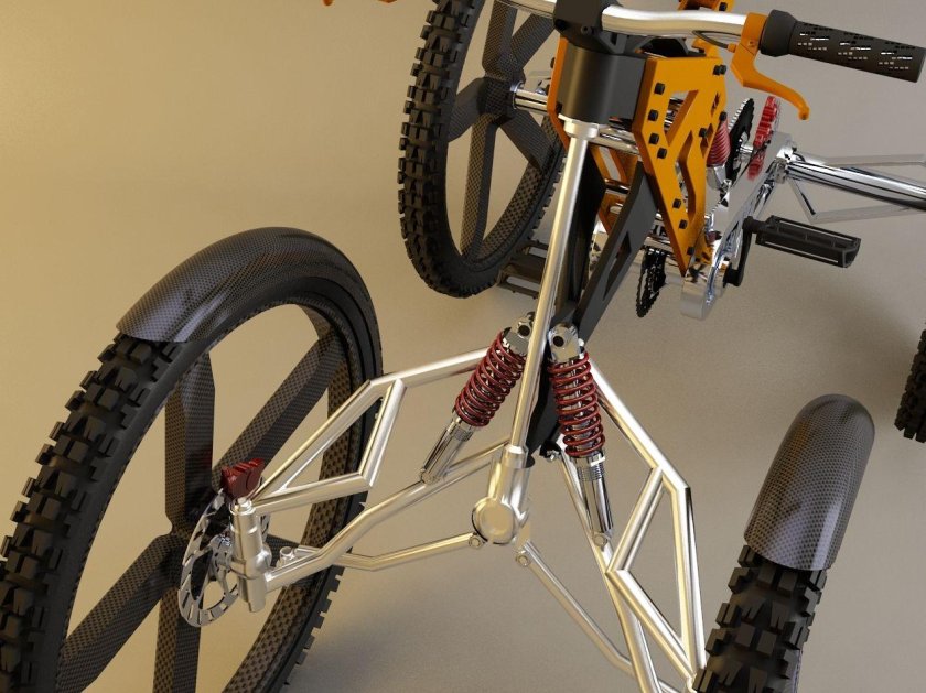 Подвеска веломобиля