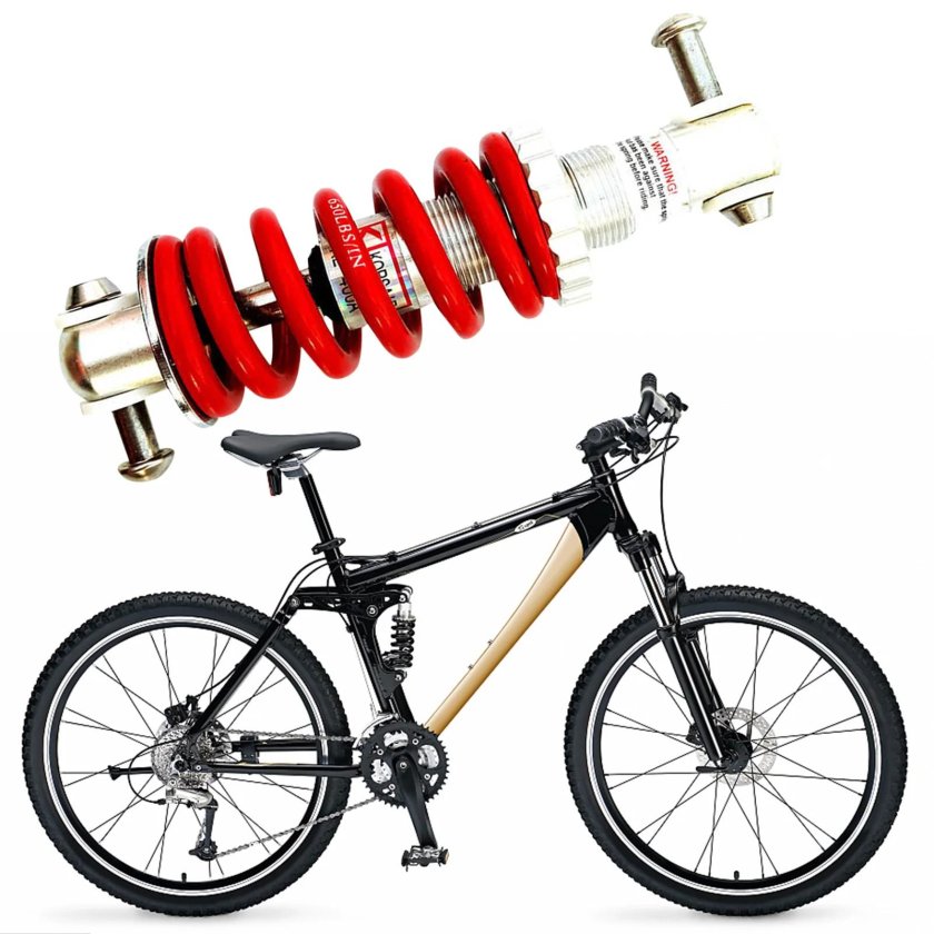 Задняя подвеска велосипеда с амортизатором