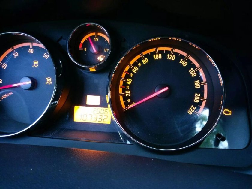 Индикаторы приборки Opel Antara 2013