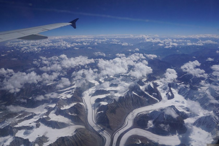 Гималаи с самолета