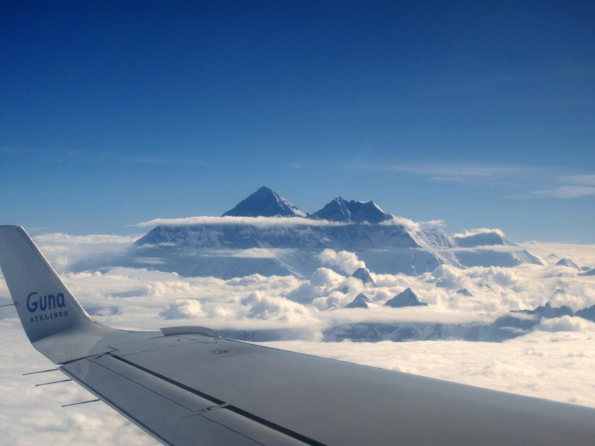 Эверест вид из самолета