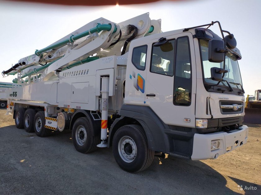 Бетононасос KCP 55zx170 на шасси Daewoo Novus