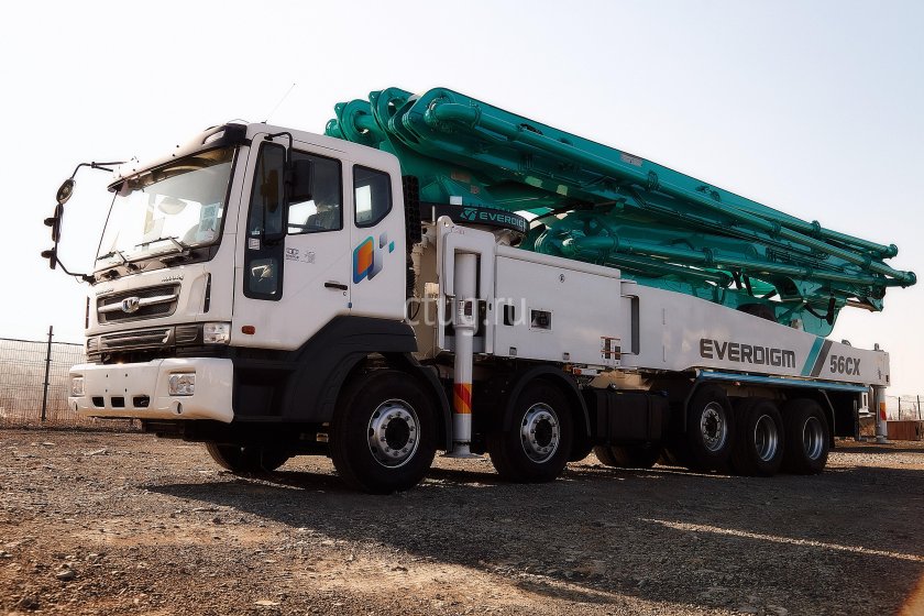 Автобетононасос Дэу Новус