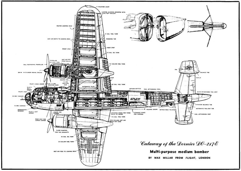 Dornier do 17 чертежи