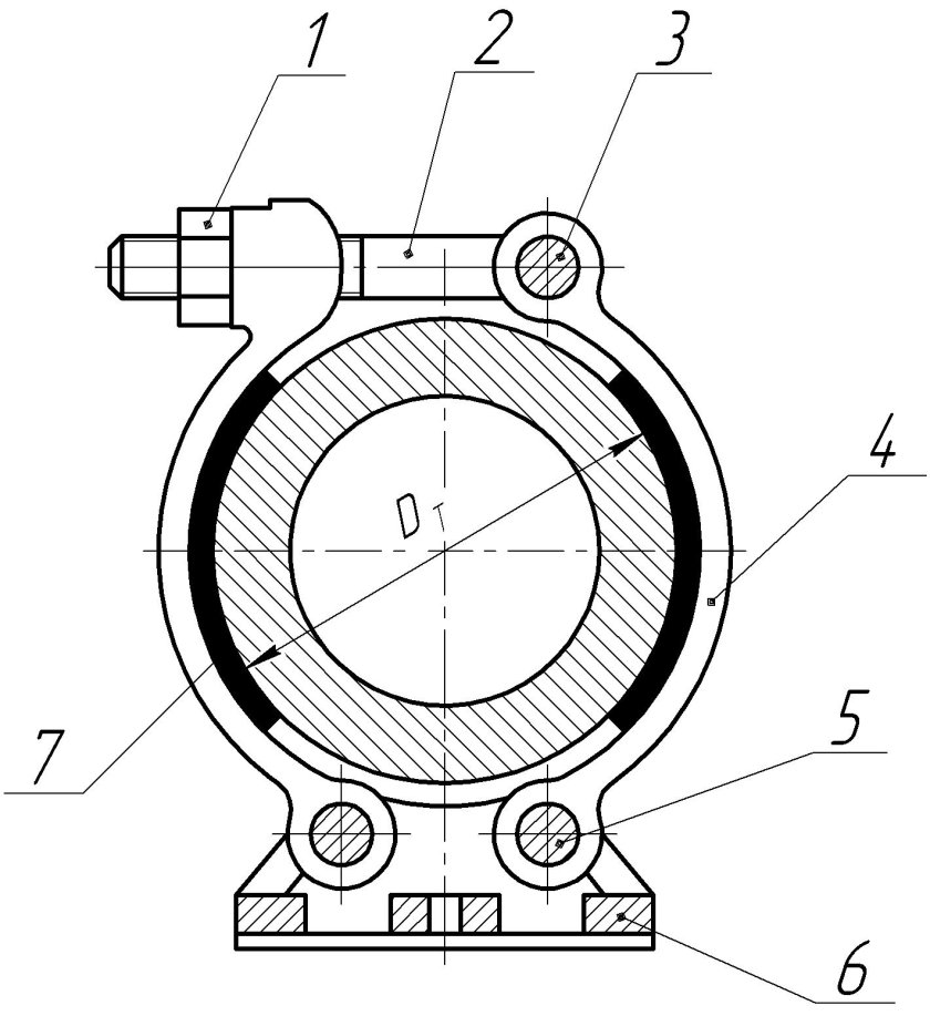 Упорный подшипник судового валопровода
