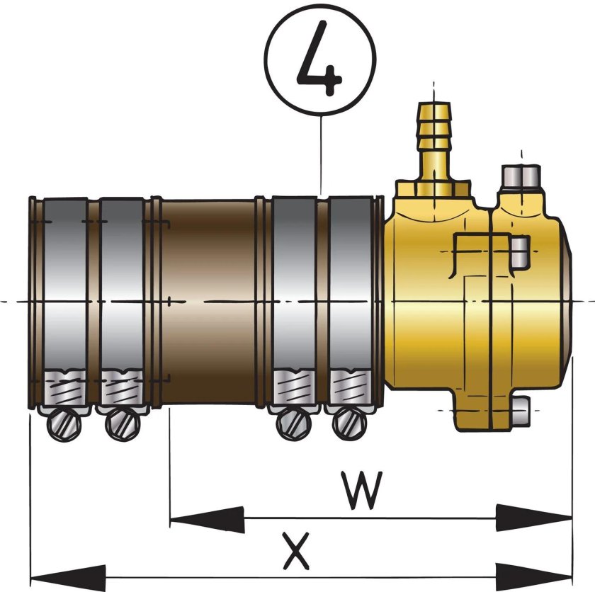 Упорный подшипник гребного вала