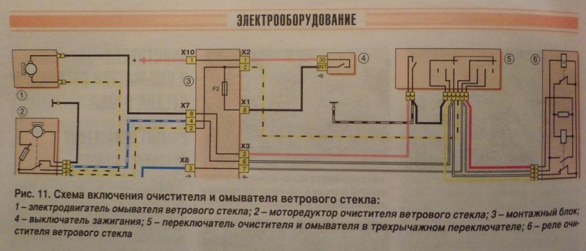 Реле очистителя ветрового стекла ВАЗ 2107