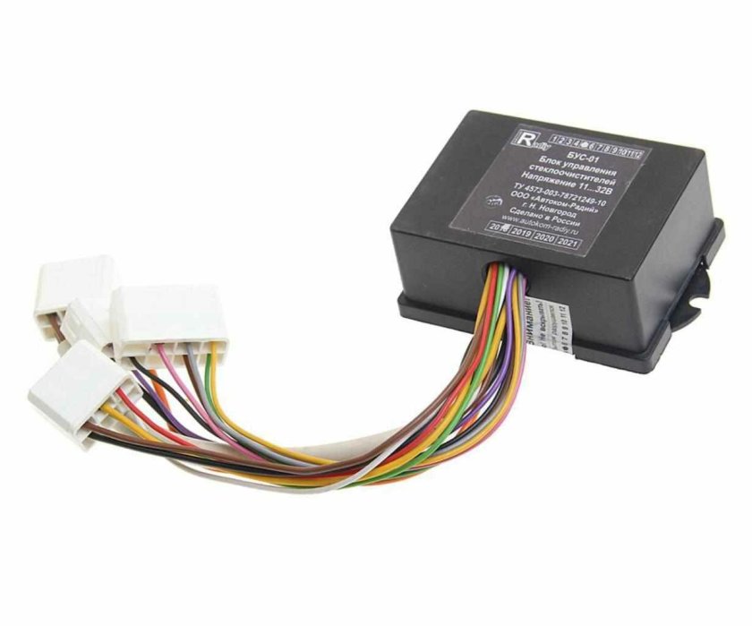 Блок управления ПАЗ стеклоочистителем 12/24v НПП Радий бус-01